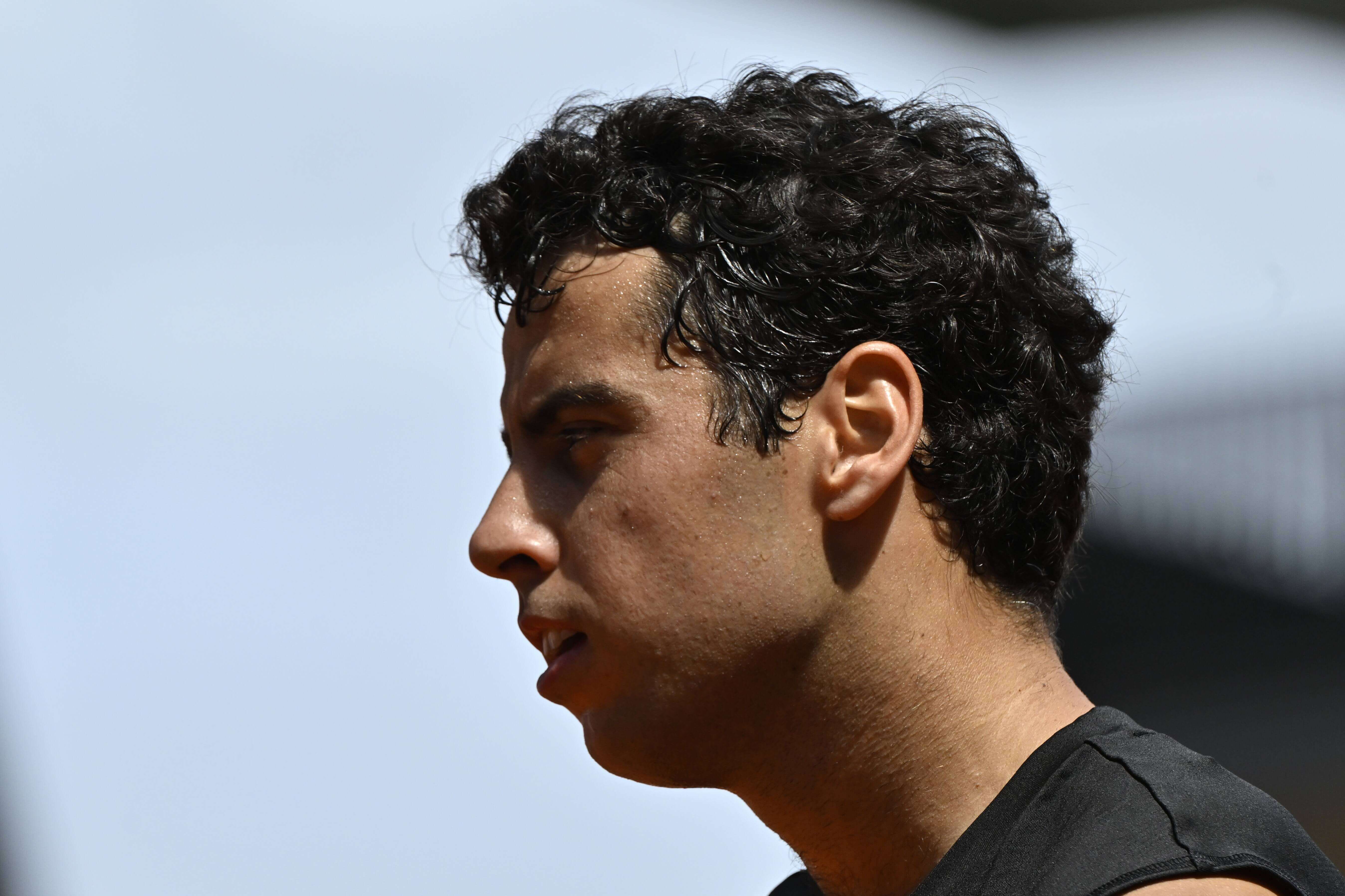  Jaume Munar, durante el partido ante Fils