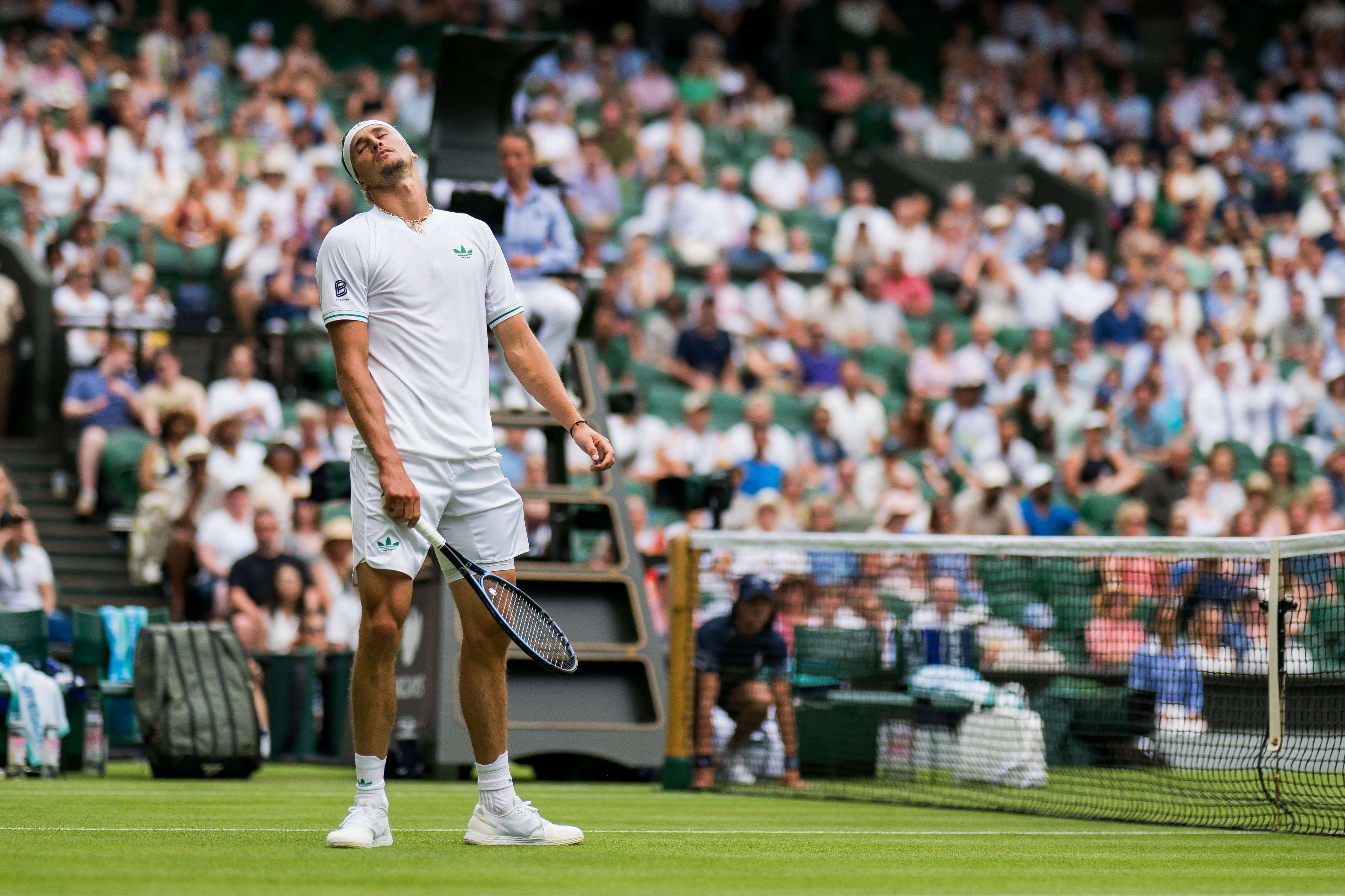  Zverev, en Wimbledon (Cordon Press)