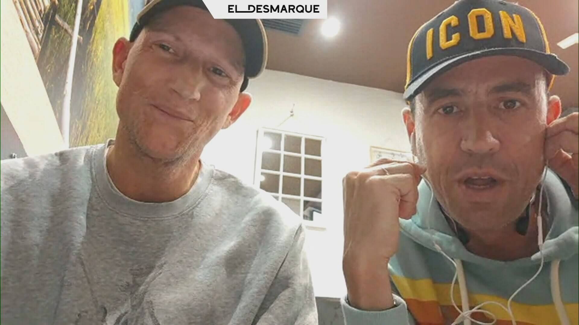 Arkaitz Santamaría y Kiko Jiménez, integrantes del equipo Titan Deja Huella ONT UNIVERSAE