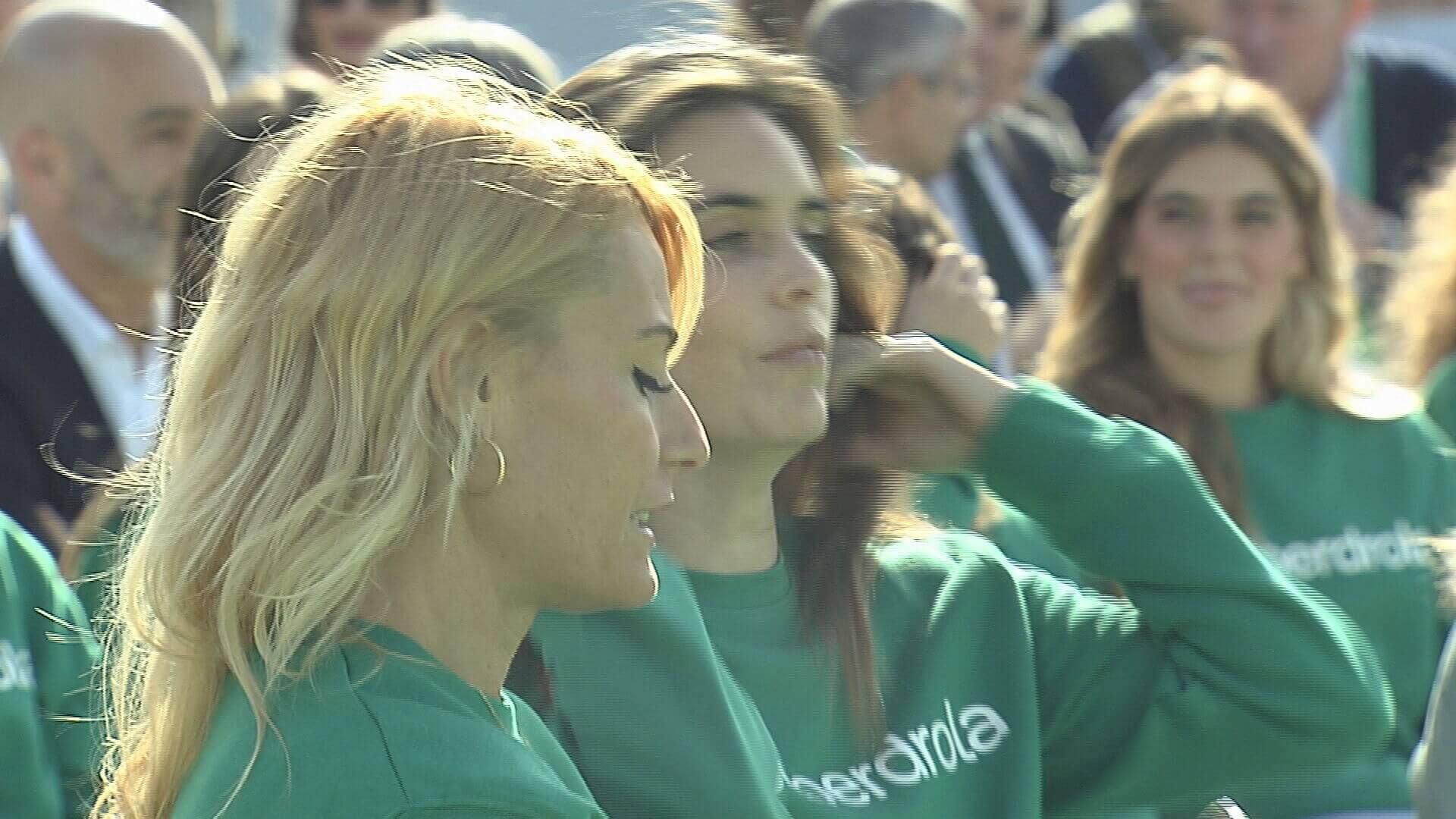 Lydia Valentín, durante un acto
