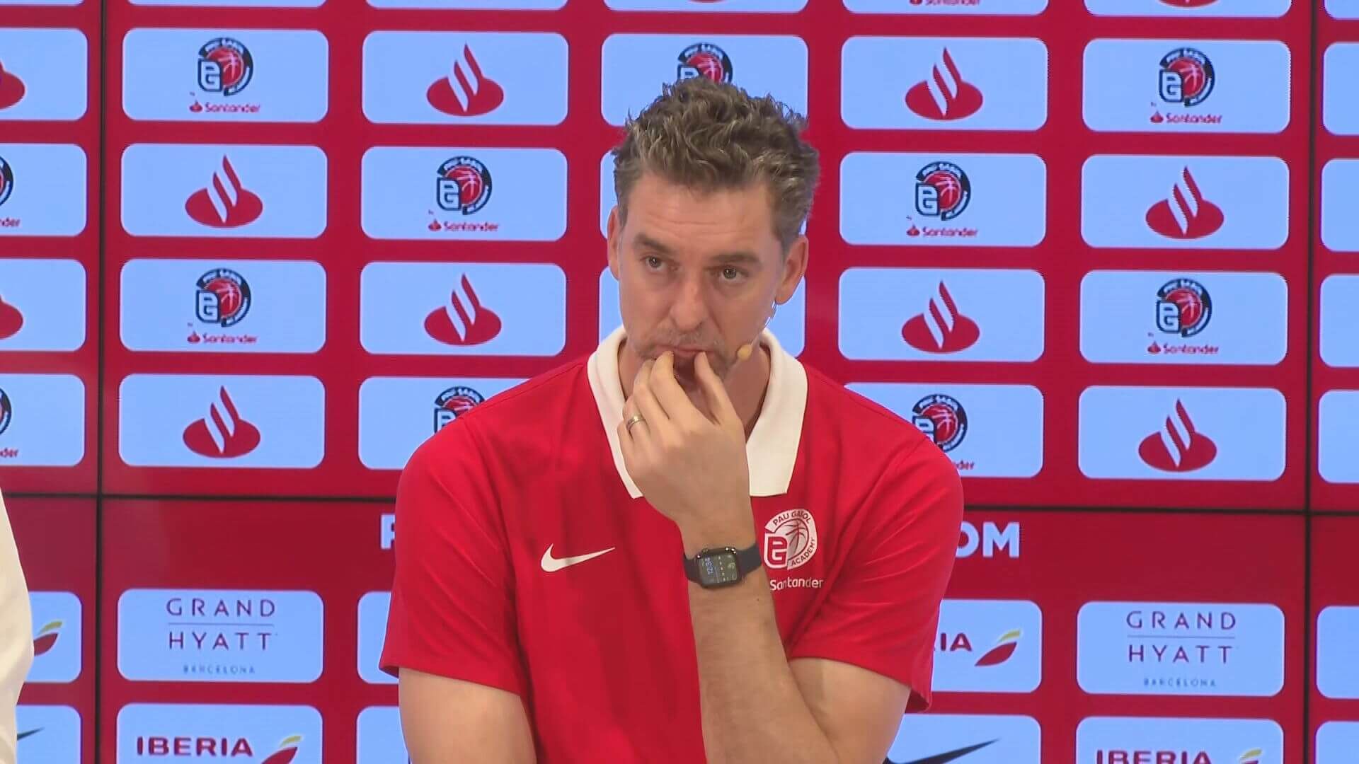  Pau Gasol, en un acto