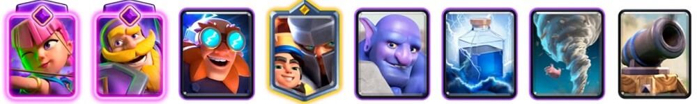  De arqueras y caballeros.