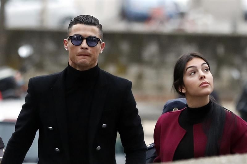 Cristiano Ronaldo, en su llegada al juzgado.