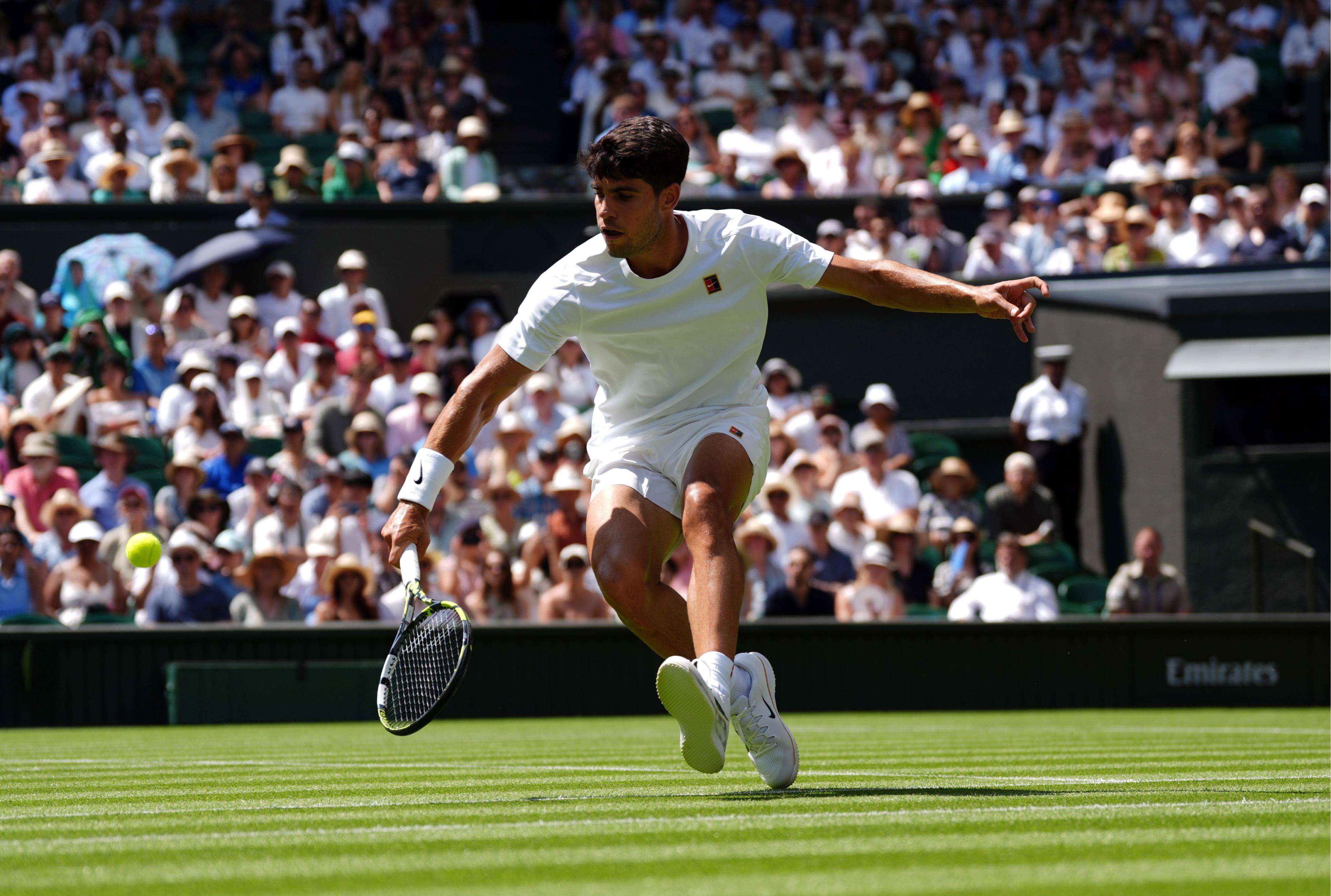  Alcaraz, en Wimbledon
