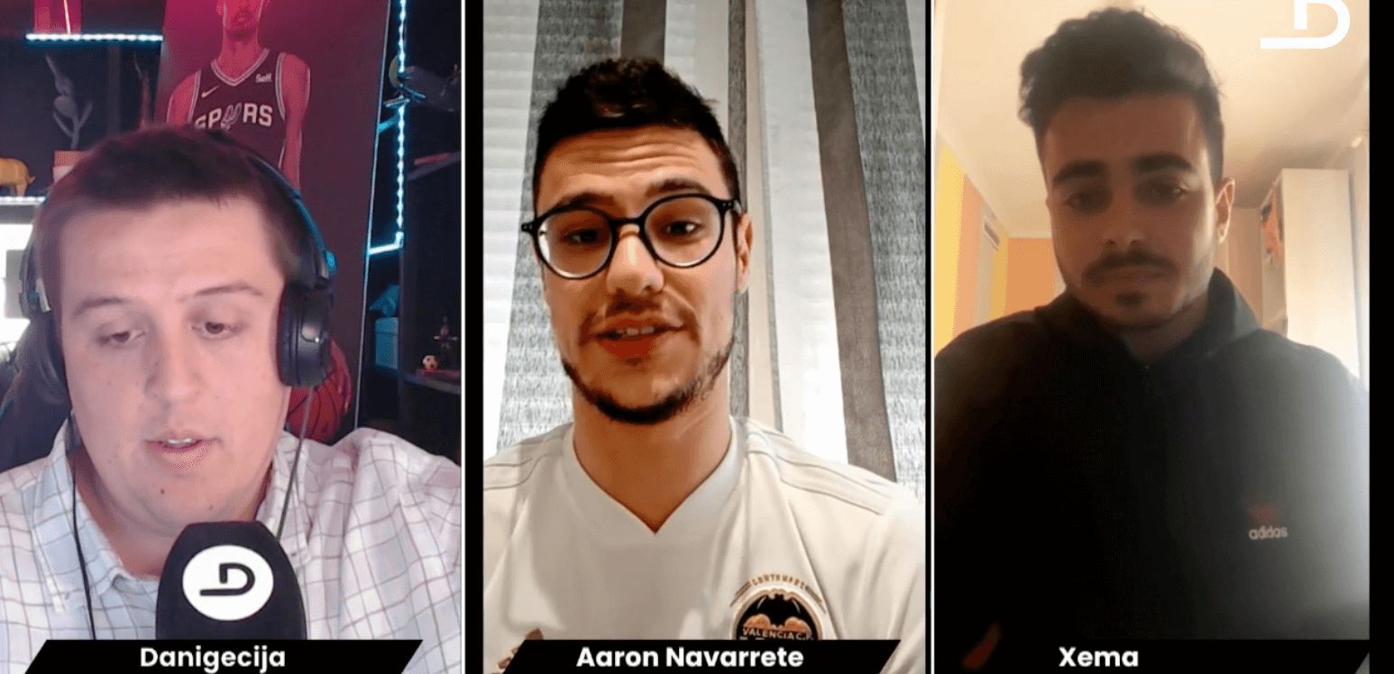 Aaron Navarrete y Xema, aficionados del Valencia CF afectados.