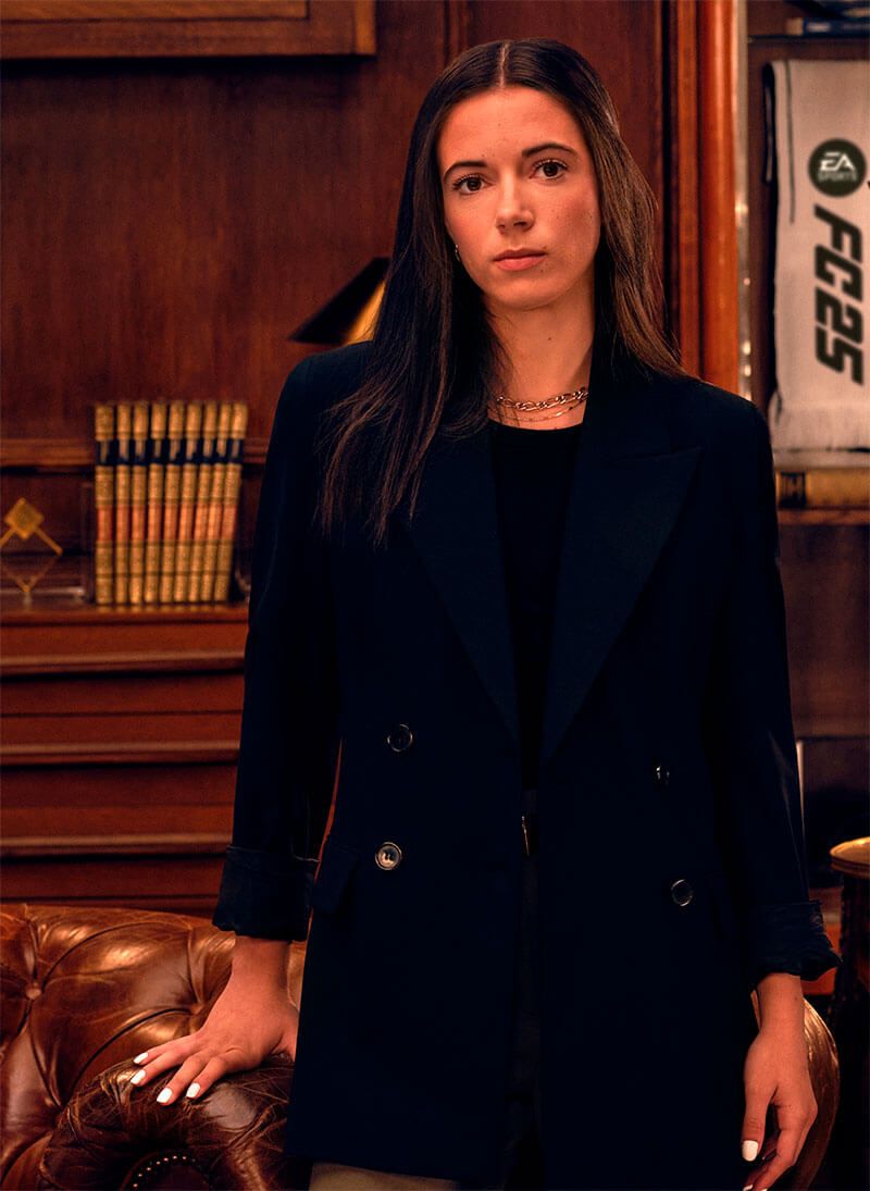  Aitana Bonmatí en la sesión de fotos de FC 25.