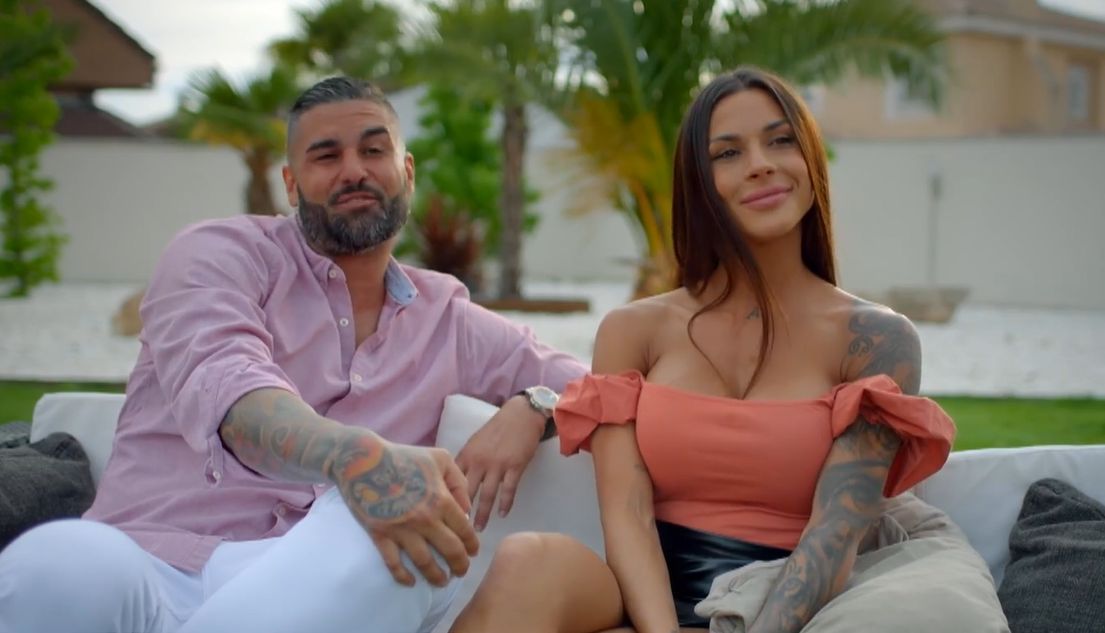 Alba Casillas junto a Rober Aranda, su expareja. durante 'La Isla de las Tentaciones'