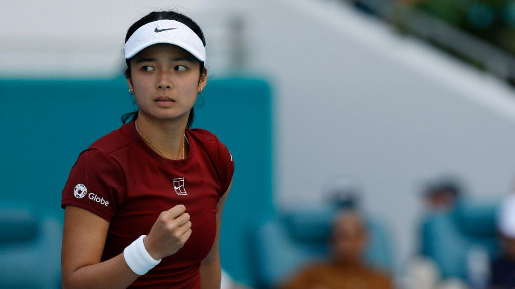 Alexandra Eala durante el Masters de Miami (Fuente: Cordon Press)