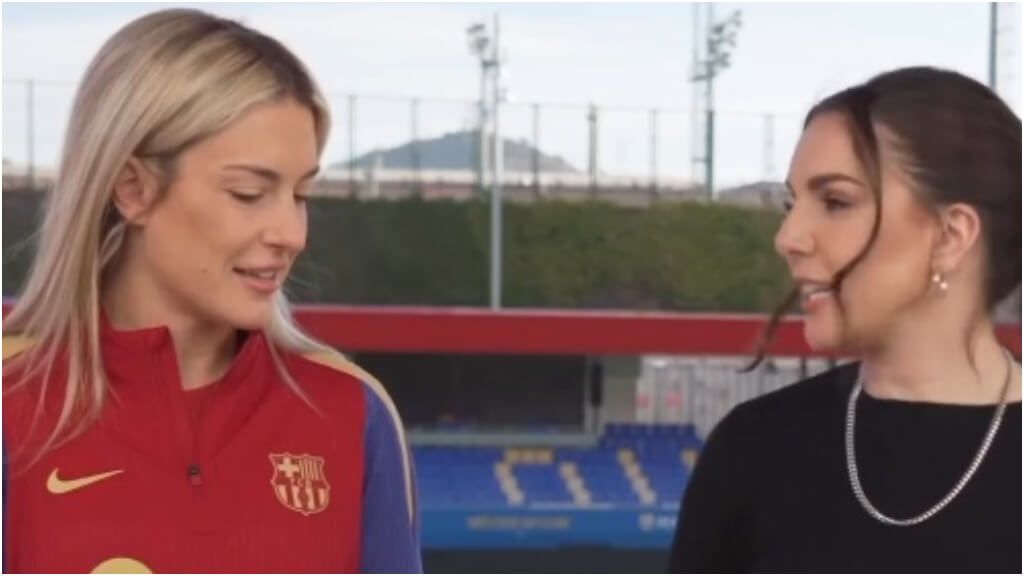  Alexia Putellas e Inés Hernand, cocinando. (@heurafoods.es)