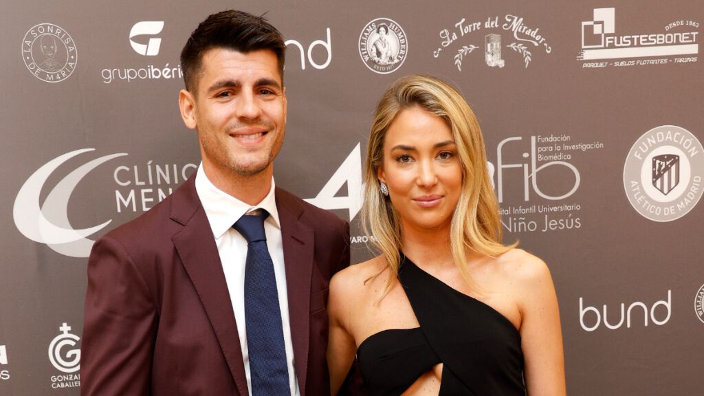  Alice Campello y Álvaro Morata en un evento del Atleti (Europa Press)