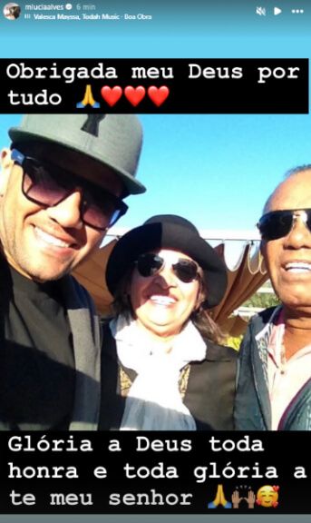  La reacción de la madre de Dani Alves a su absolución (Instagram: @mluciaalves)