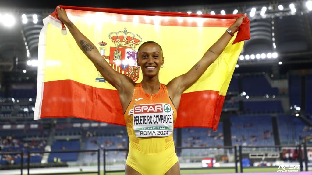 Ana Peleteiro, campeona de Europa en triple salto (X: @atletismoRFEA)