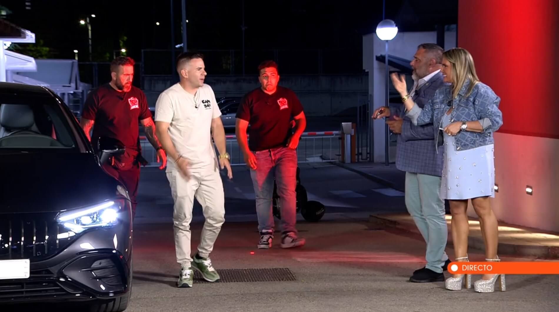  Ángel Gaitán, colaborando en un simulacro de Horizonte (foto: captura programa Horizonte).