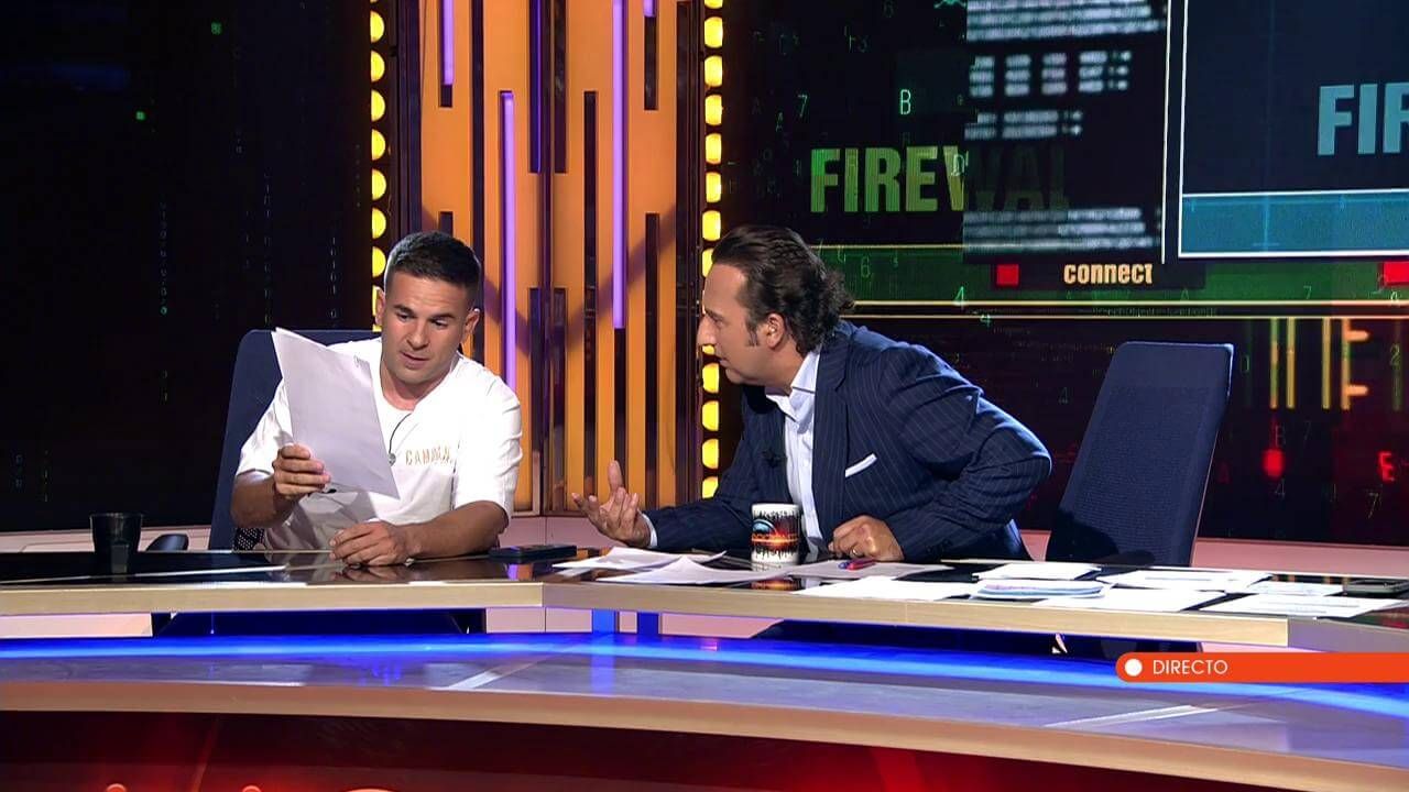 Ángel Gaitán e Iker Jiménez, en 'Horizonte'