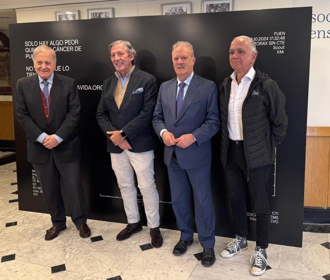  Javier Olave, Jesús Álvarez, Manuel Campo Vidal y Juan Ramón Lucas