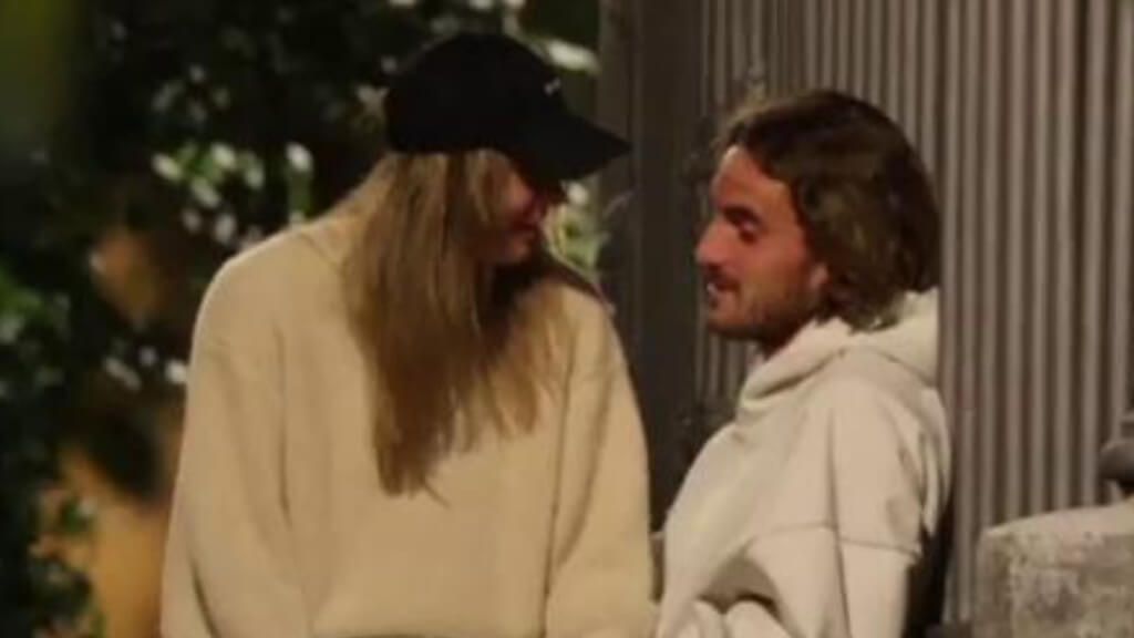  Paula Badosa y Tsitsipas en Madrid ('Socialité', Telecinco)