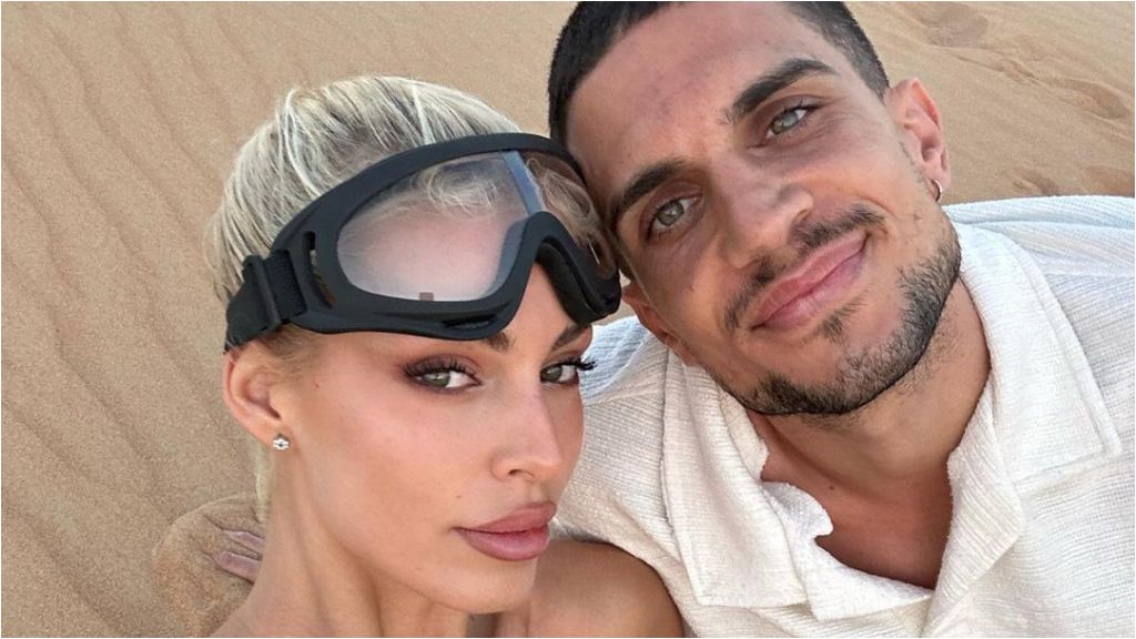  Marc Bartra, con Jessica Goicoechea, su actual pareja