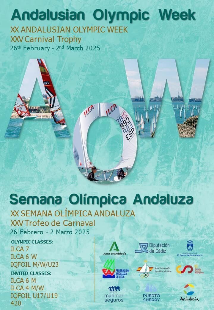  Cartel de la vigésima edición de la Semana Olímpica Andaluza.