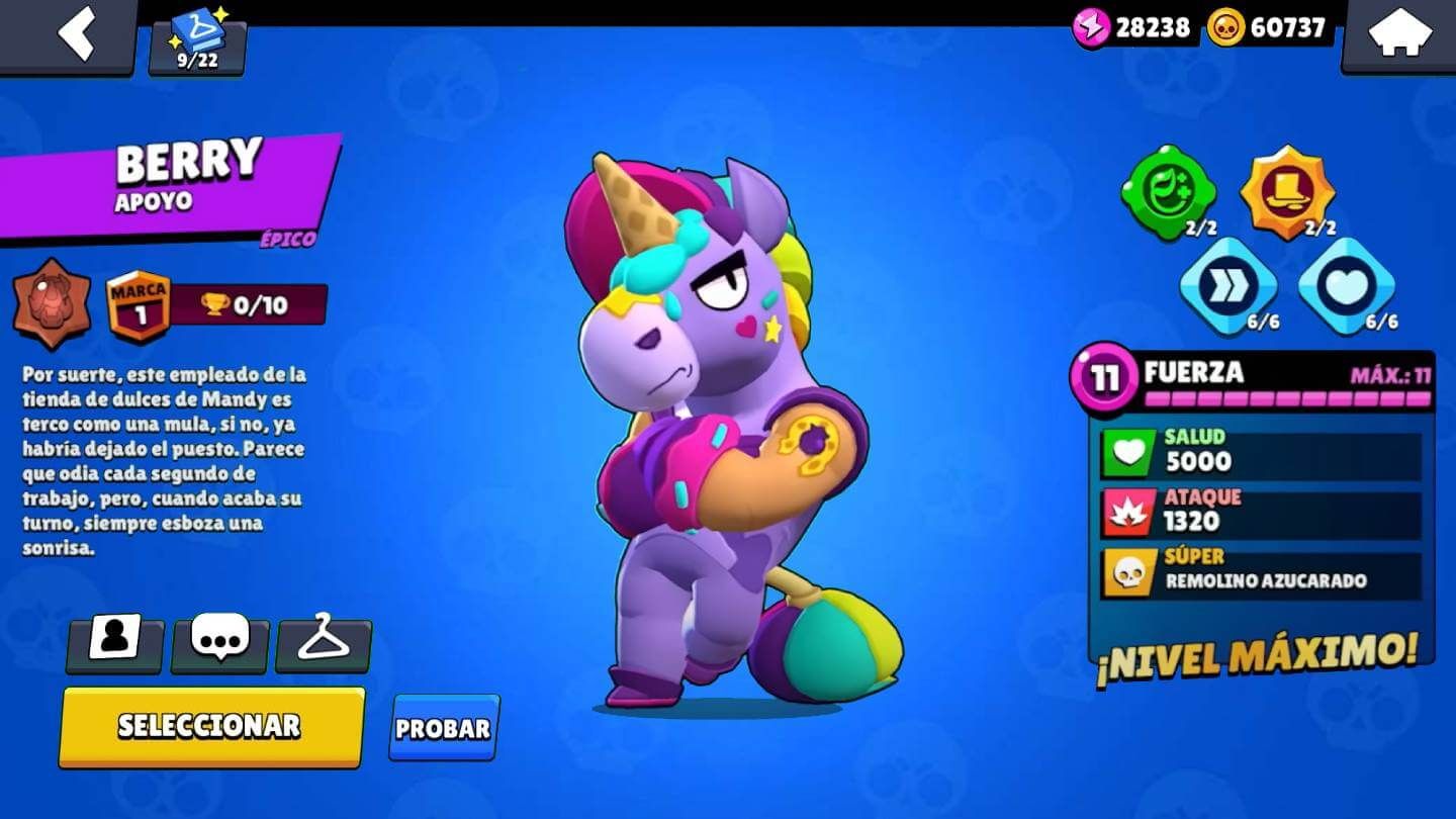 Berry, el nuevo brawler épico de Brawl Stars