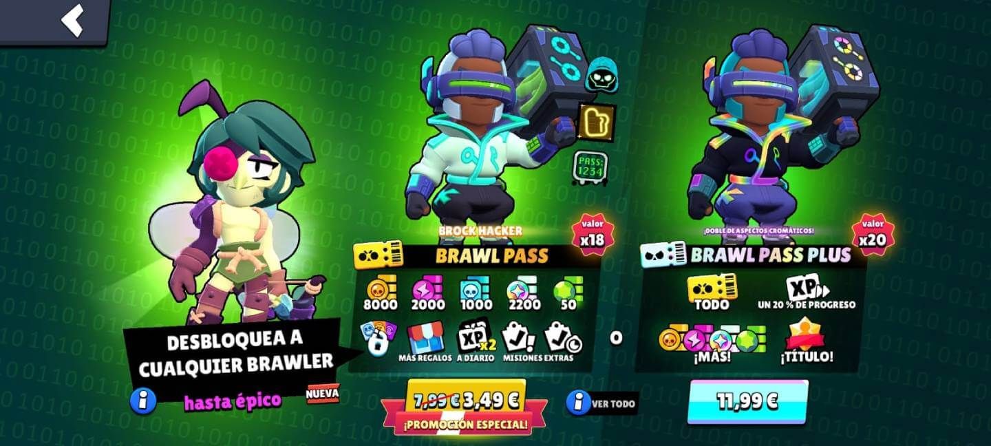 La oferta del casi 60% en el Brawl Pass de Brawl Stars