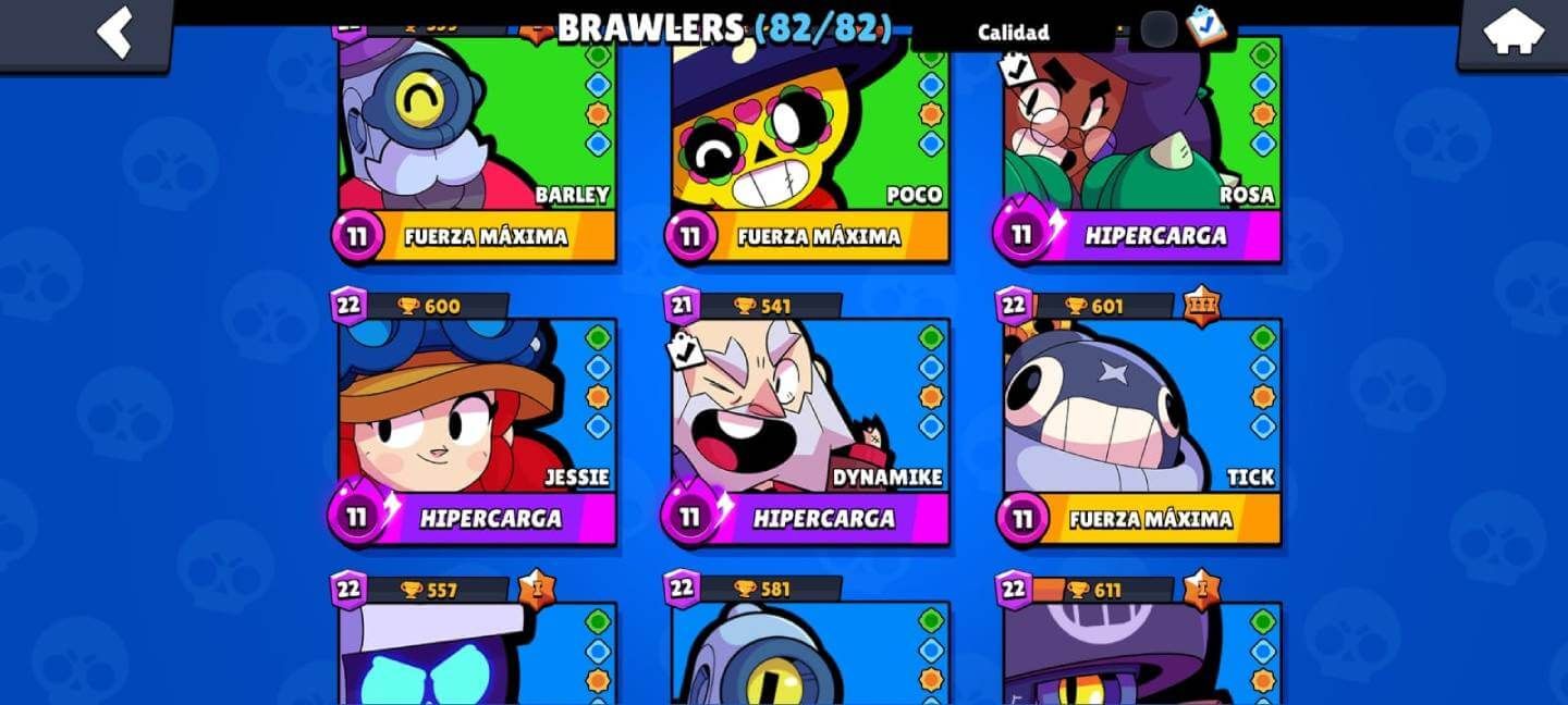  Algunos brawlers especiales y superespeciales de Brawl Stars