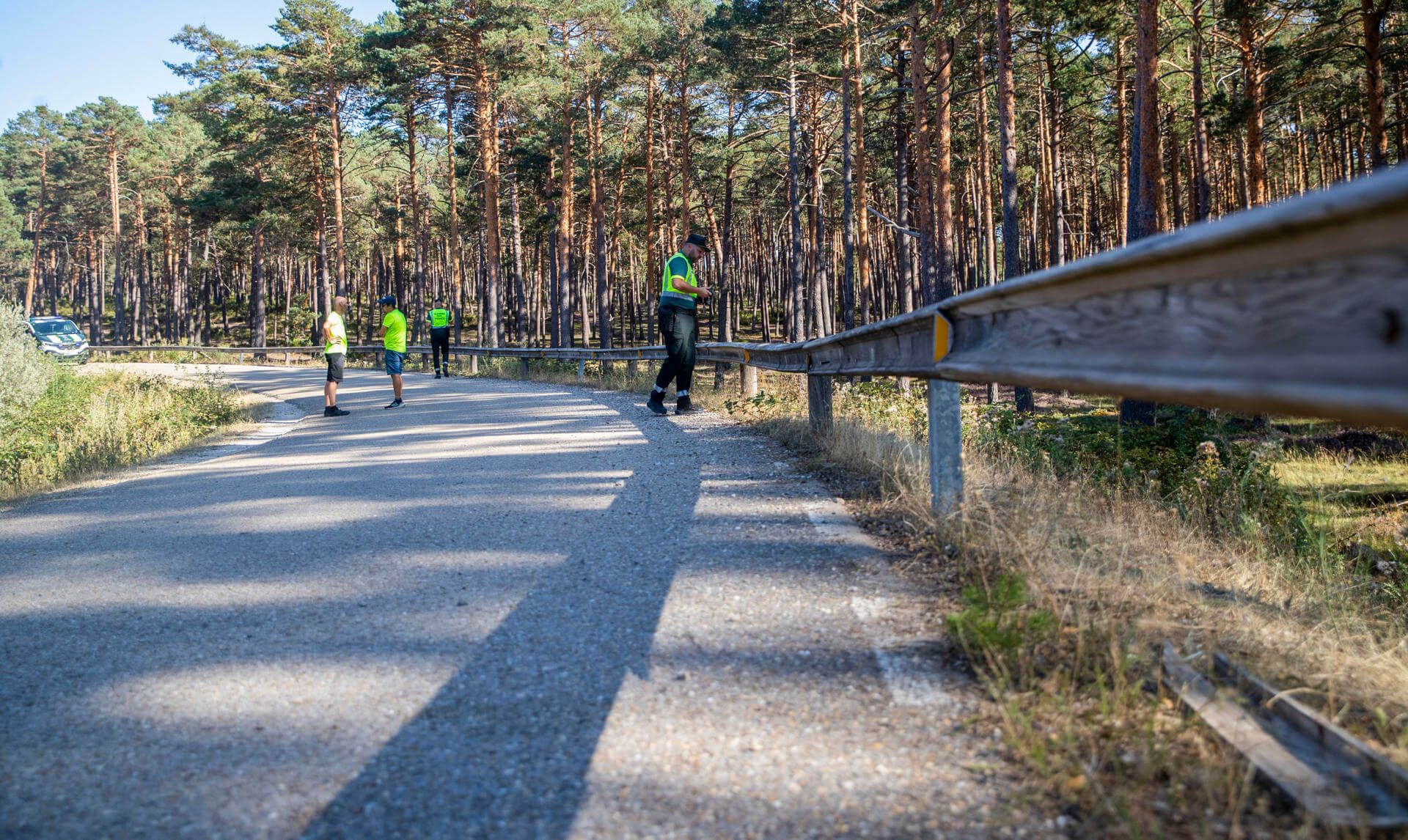  Punto del accidente en el que pierde la vida un joven ciclista de 17 años (FOTO: EFE).