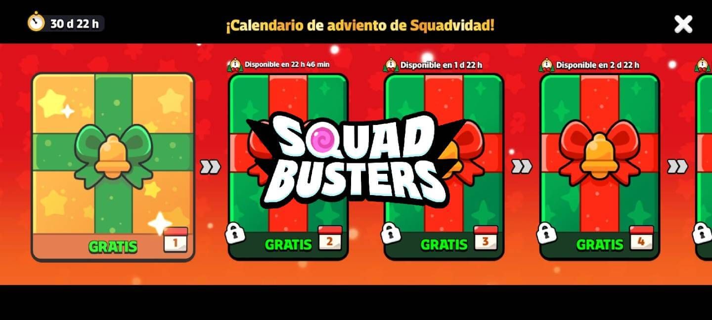  Llega la Squadvidad. Un calendario de adviento en Squad Busters para celebrar la Navidad