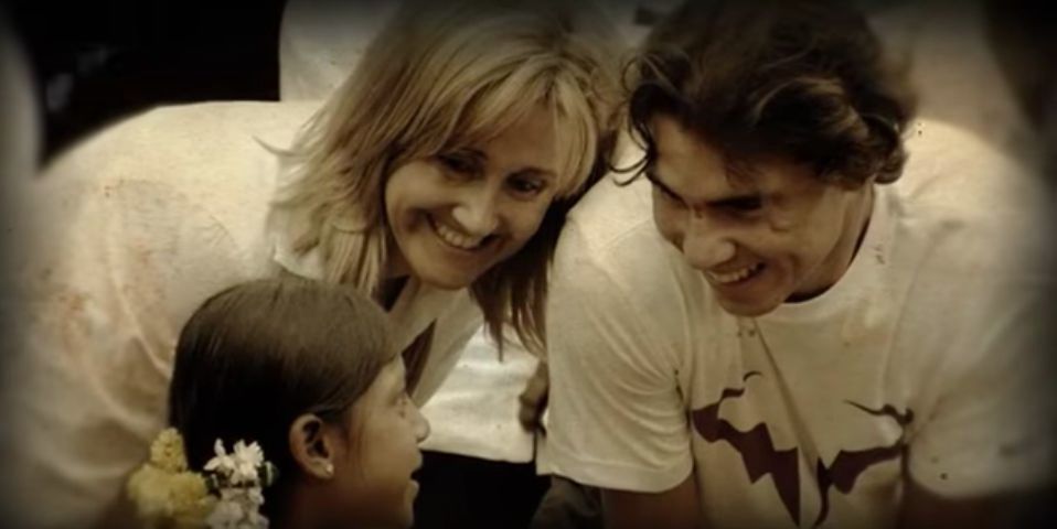  Ana María Parera y Rafa Nadal, en la India con la Fundación Rafa Nadal,