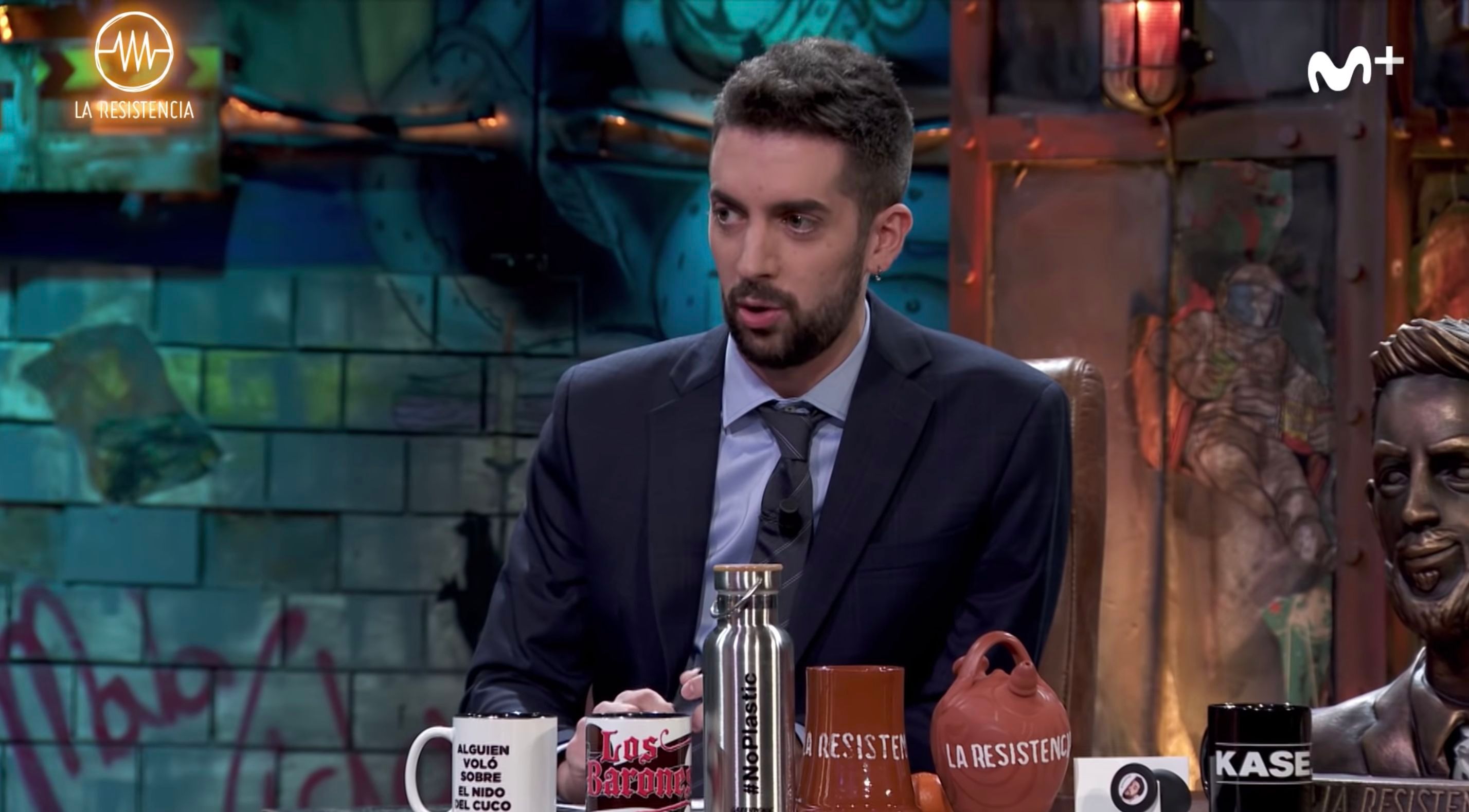 David Broncano en una de sus entrevista en 'La Resistencia'