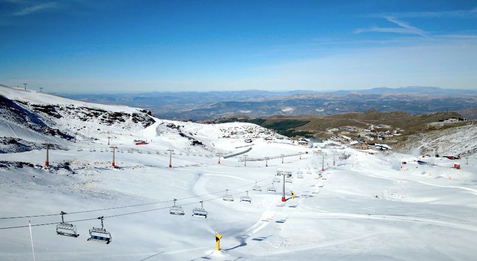 Una de las zonas de la estación de Sierra Nevada.