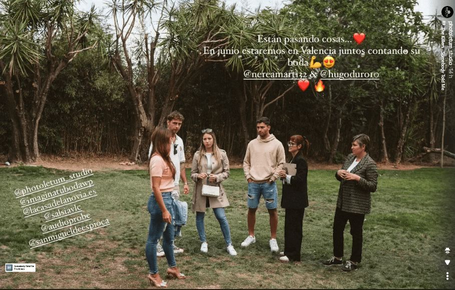 Preparativos de la boda de Hugo Duro y Nerea Martí