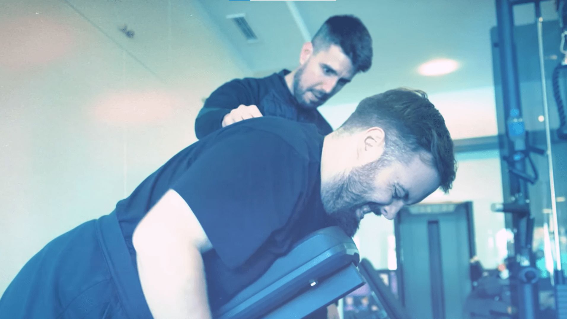 Ibai Llanos y Valen Colominas, su entrenador (Captura de YouTube)