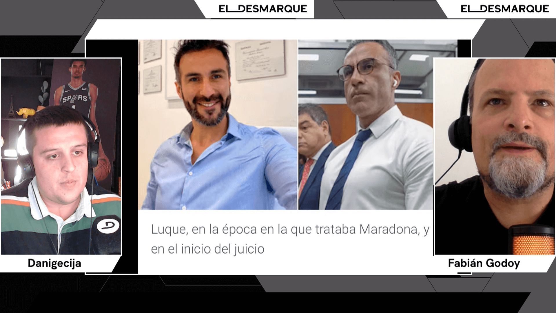  Fabián Godoy, en el canal de Twitch de ElDesmarque