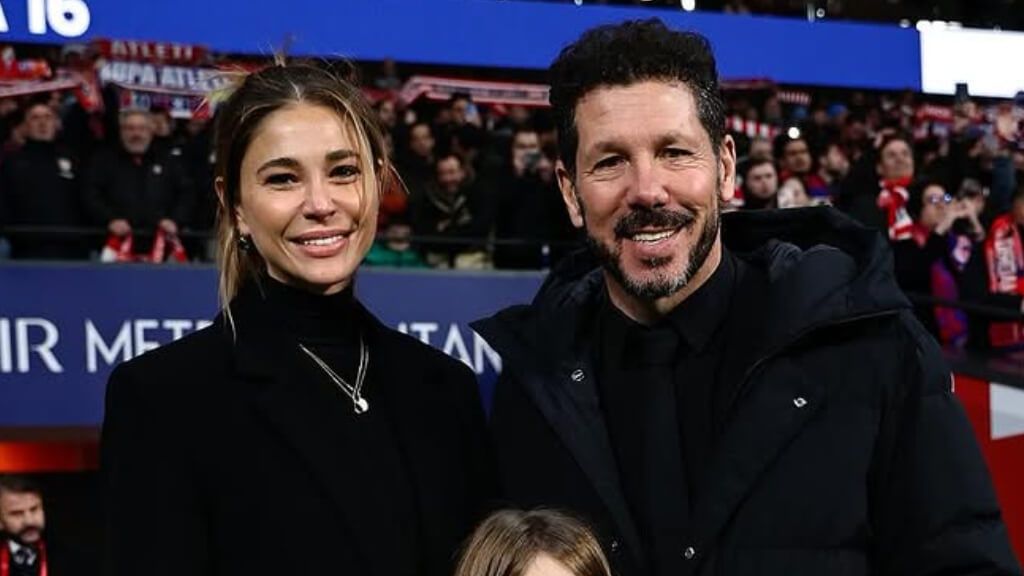  Carla Pereyra y Simeone, en el Metropolitano (Instagram)