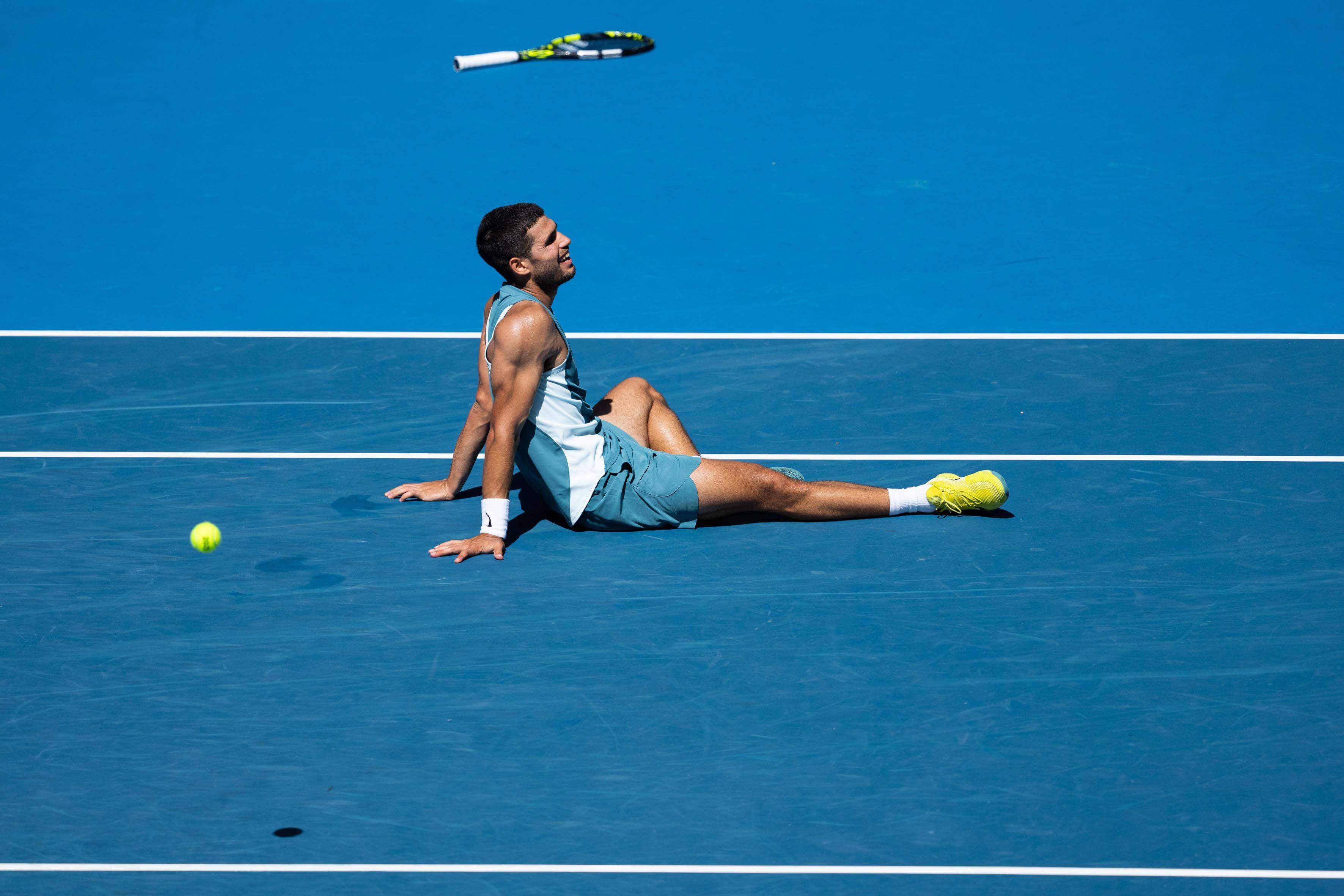  Carlos Alcaraz, en el Open de Australia (Foto:Cordon Press).