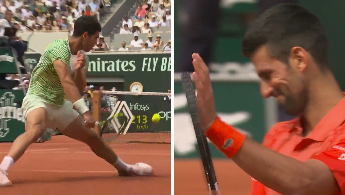 Carlos Alcaraz vs Novak Djokovic.