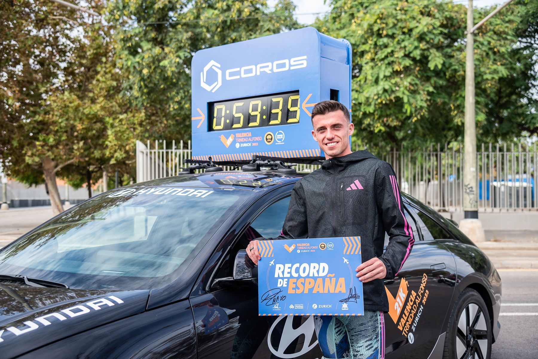  Carlos Mayo en el Medio Maratón Valencia