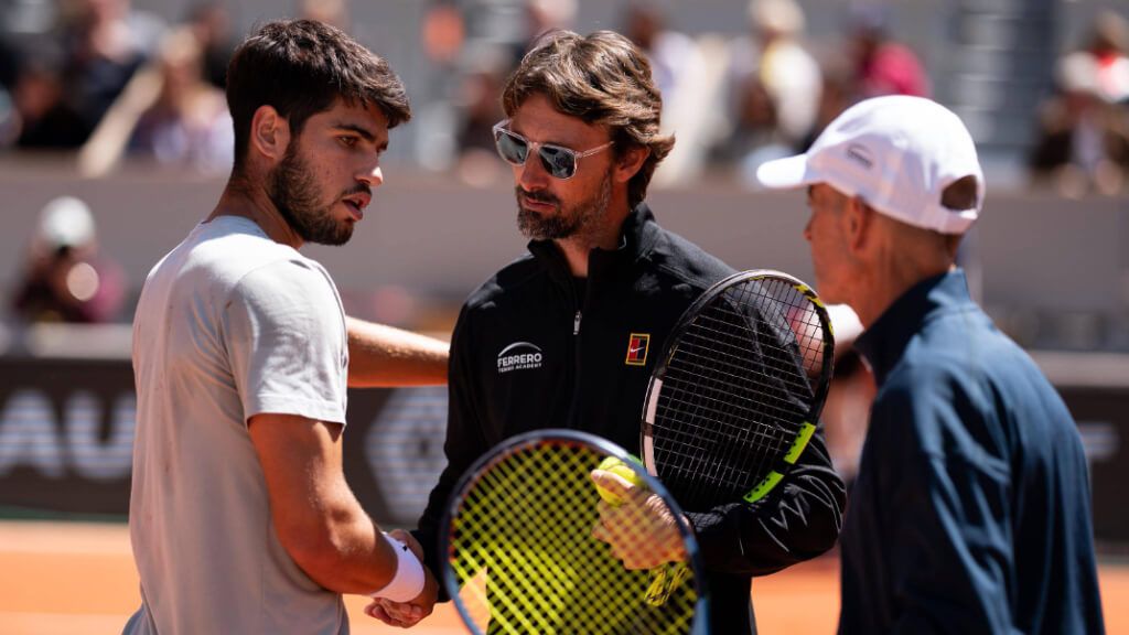 Carlos Alcaraz y Juan Carlos Ferrero (Cordon Press)