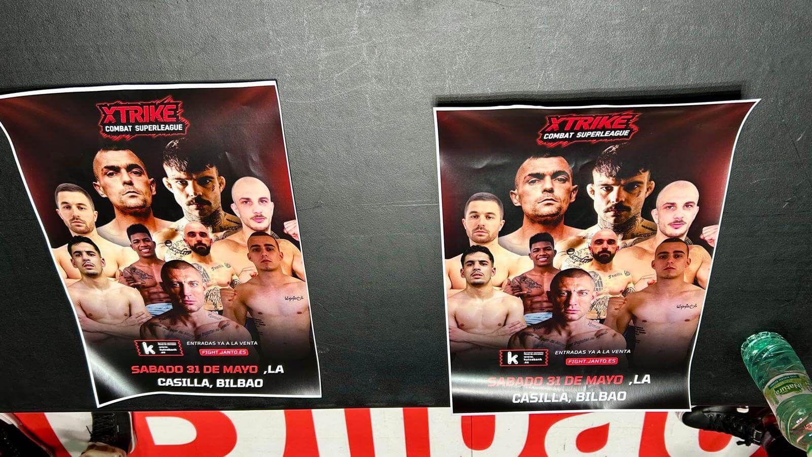  Cartel de la I Gala del Xtrike SuperLeague Combat de MMA que se vivirá el 31 de mayo en Bilbao.