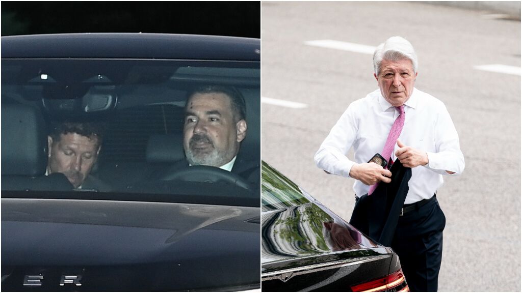  Cerezo y Simeone en la boda de Almeida (Europa Press)