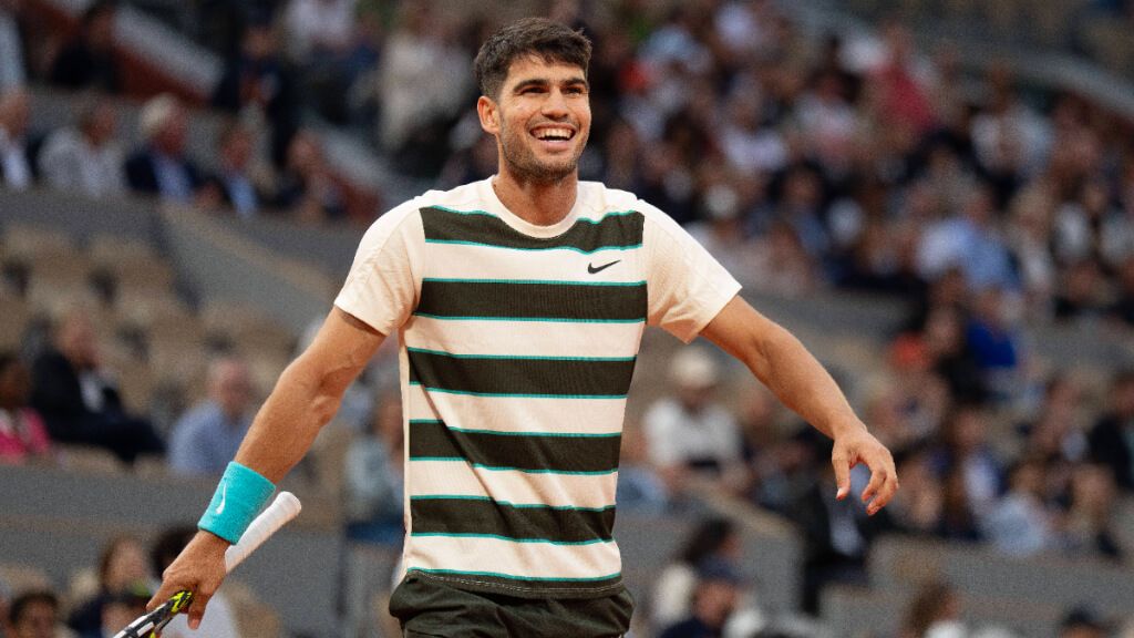  Carlos Alcaraz, en Roland Garros (Cordon Press)