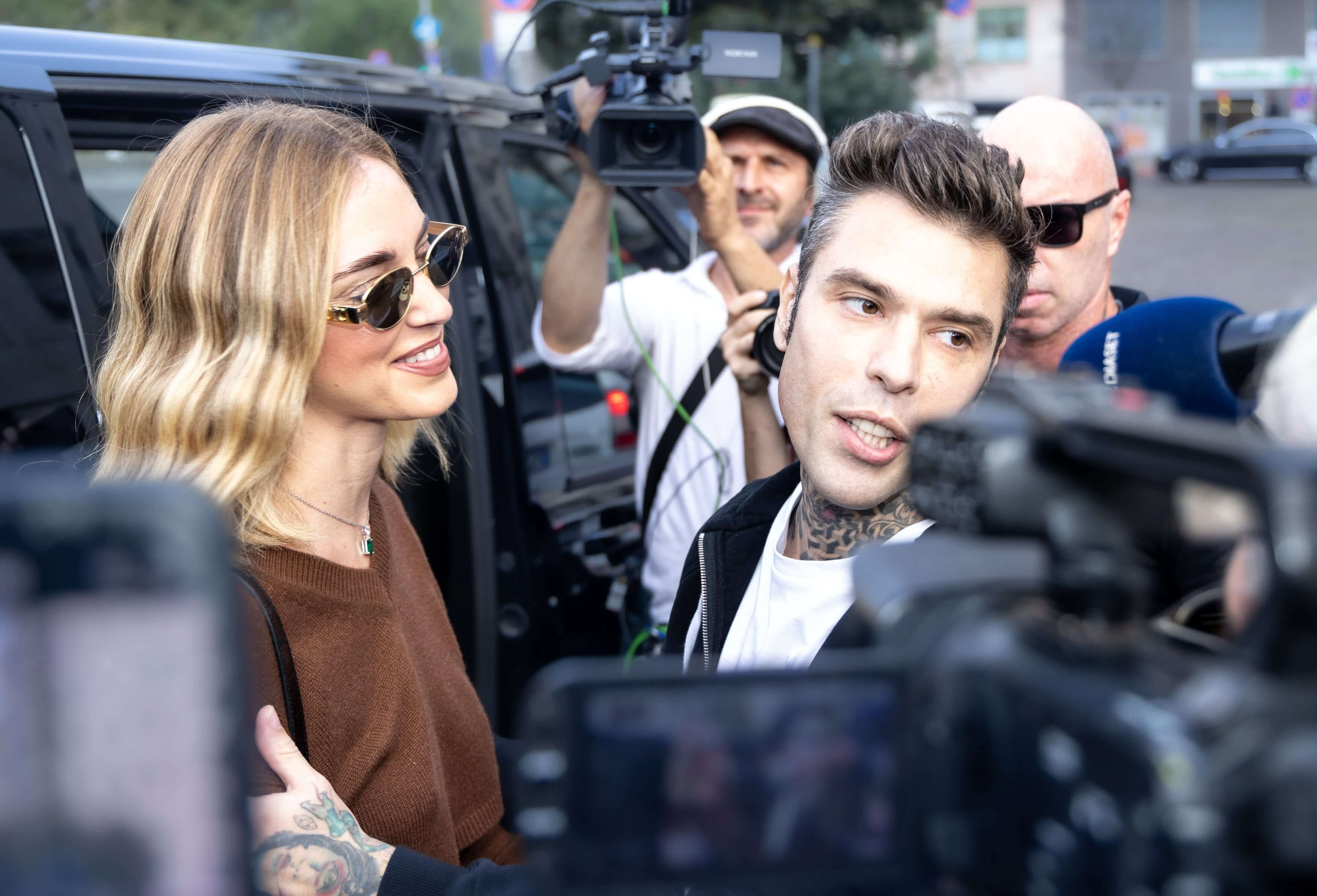  Chiara Ferragni junto al rapero itlaiano Fedez.