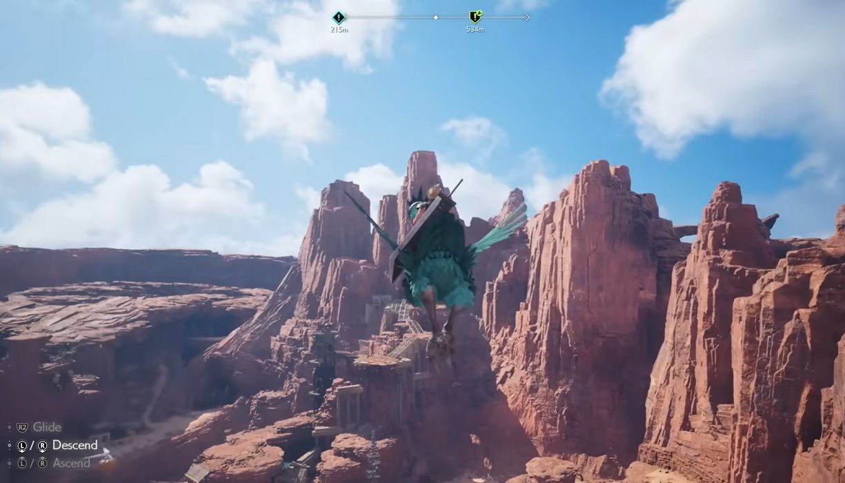  El mapa es inabarcable aún a lomos del chocobo verde.