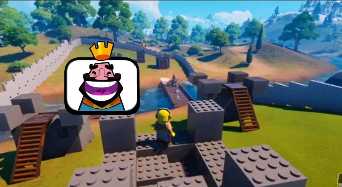  Clash Royale dentro de LEGO Fortnite