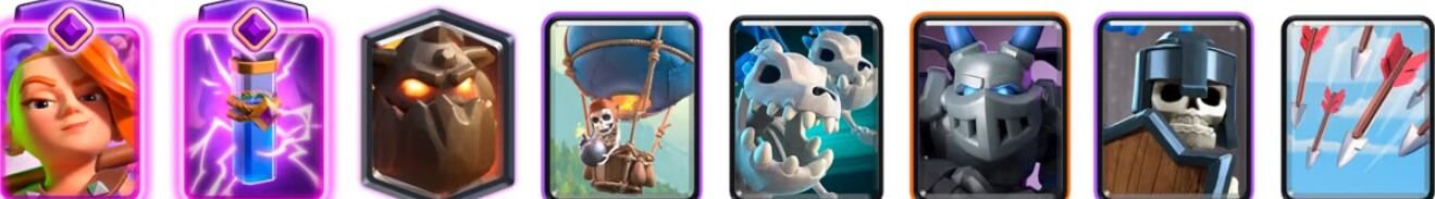 El mazo de sabueso de Lava y globo sigue arriba en el top tier.