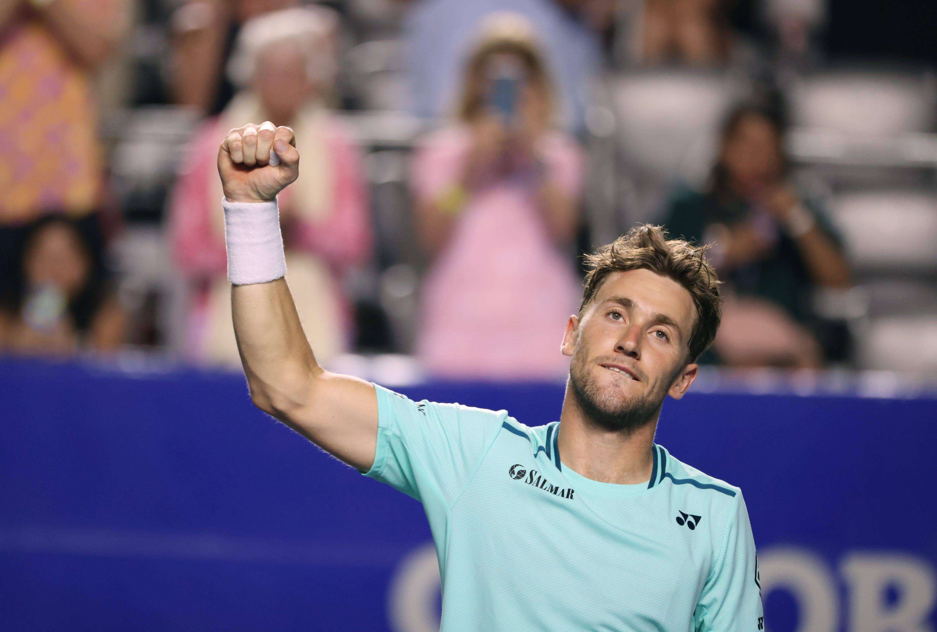  Casper Ruud celebra una victoria