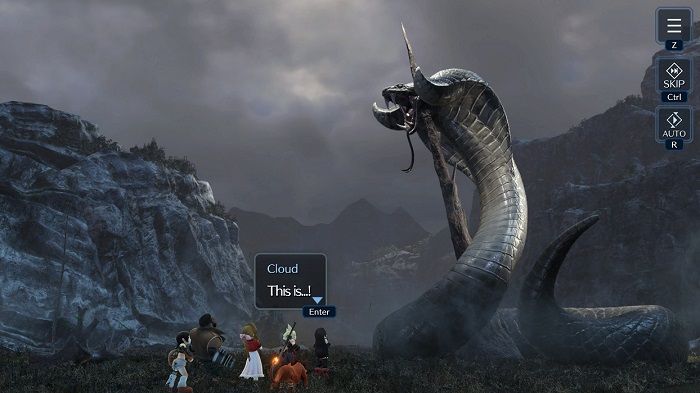  Uno de los momentazos tras la granja de chocobos de FFVII, y ahora en Ever Crisis.