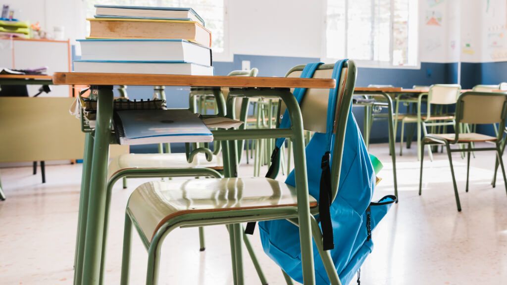  Aula de un colegio (Freepik)