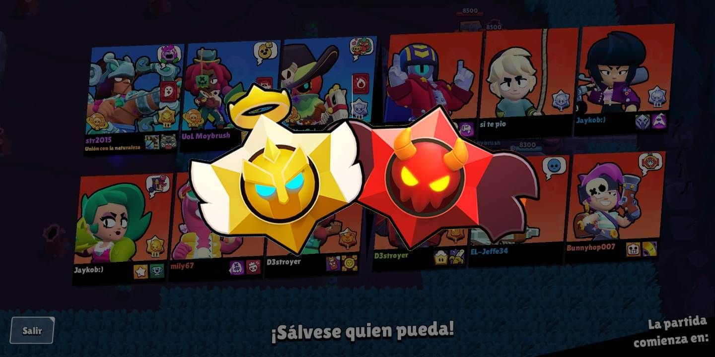  Los bots de la Competición de Ángeles contra Demonios en Brawl Stars
