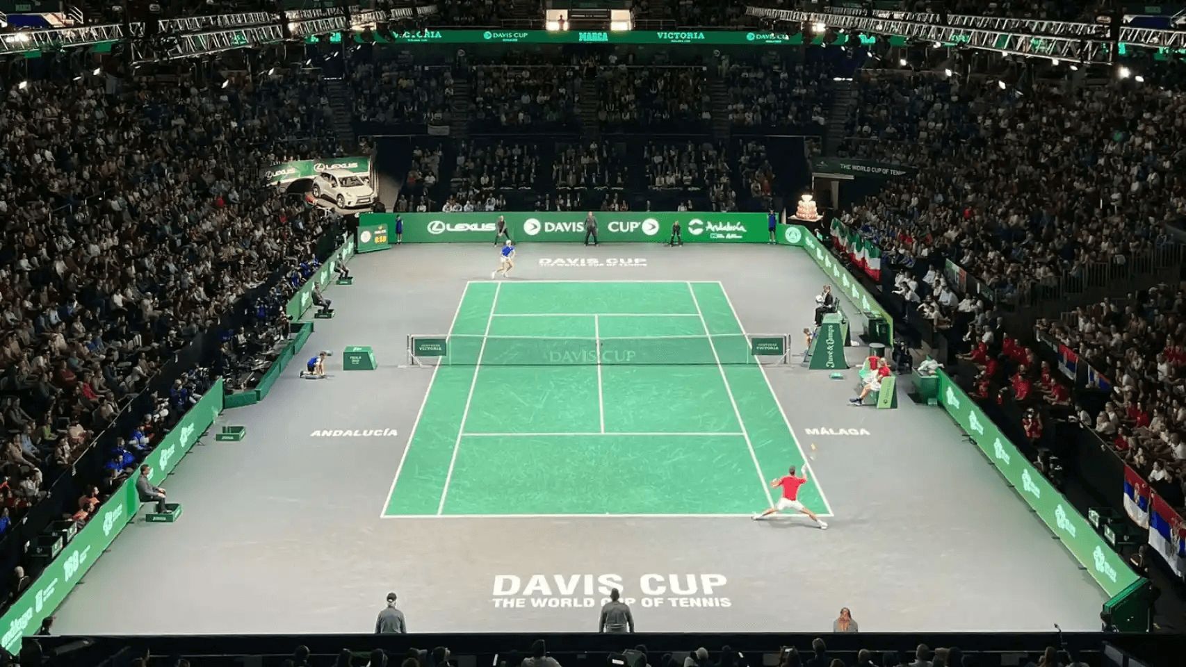 El Martín Carpena, en las pasadas finales de Copa Davis 2023.